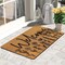 Wildflower Welcome Door Mat, Flower Coir Doormat Spring Boho Decor with Non-Slip Backing Indoor Outdoor Home Entrance Floor Funny Porch Rug Housewarming Gift 29.5×17 Inches